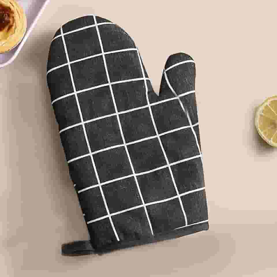 Luva Térmica para Forno e Fogão 1 Peça – Luva Resistente ao Calor para Panela e Formas Quente – Luva Anti Calor para Assar, Churrasco, Grill e Assadeira - UpShop (Preto)