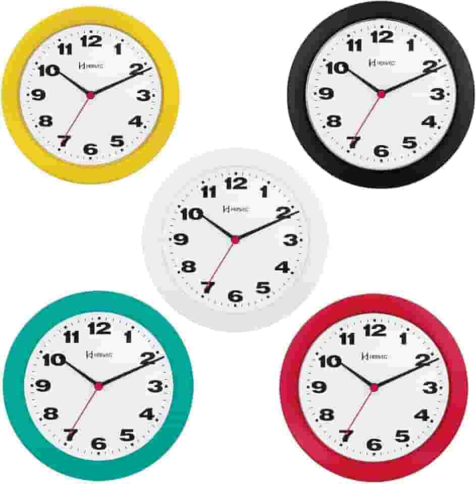 Relógio de Parede Quartz Preto