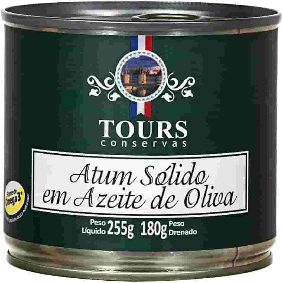 Atum Sólido em Azeite de Oliva Tours Conservas 255g