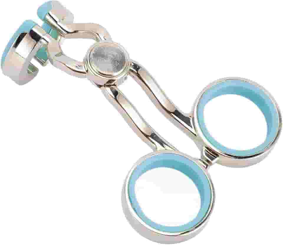 Cryfokt Maca de Pálpebras para Lentes de Contato Com Precisão Aprimorada Em Aço Inoxidável Portátil para Usuários Regulares e Iniciantes (Azul)