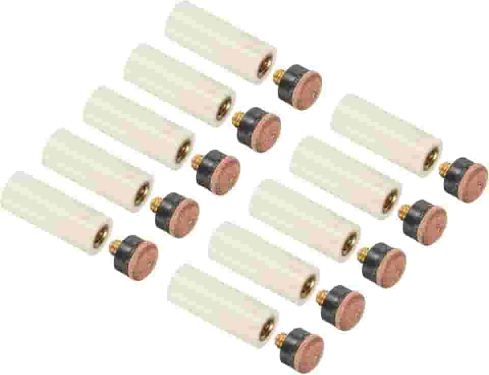 PATIKIL Pontas rosqueadas para tacos de sinuca, pontas de taco de bilhar para substituição com ponteiras para tacos de sinuca