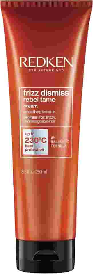 Redken Leave-in Frizz Dismiss Rebel Tame,para cabelos com Frizz, Anti-frizz, protege os fios contra a umidade, com Óleo de Babassu + Concentrated Smoothing Complex, Exclusivo Amazon, 300ml