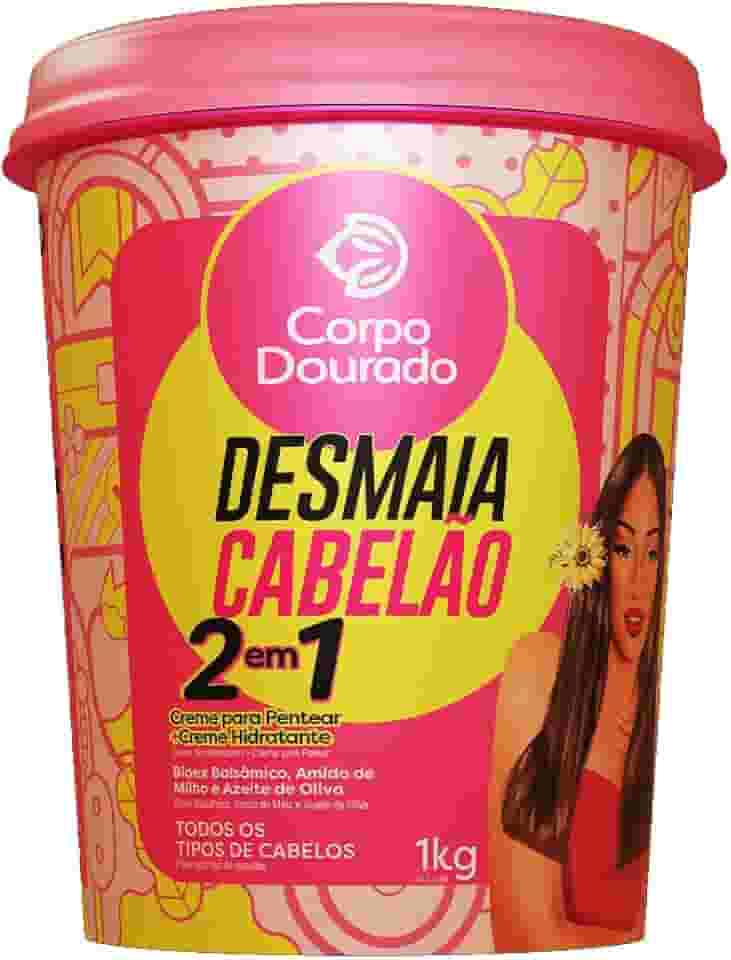 Corpo Dourado – Creme para Pentear e Hidratante Desmaia Cabelão 1kg