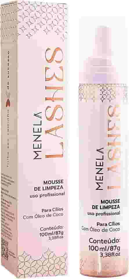 Menela Mousse De Limpeza para Cílios Lashes 100Ml
