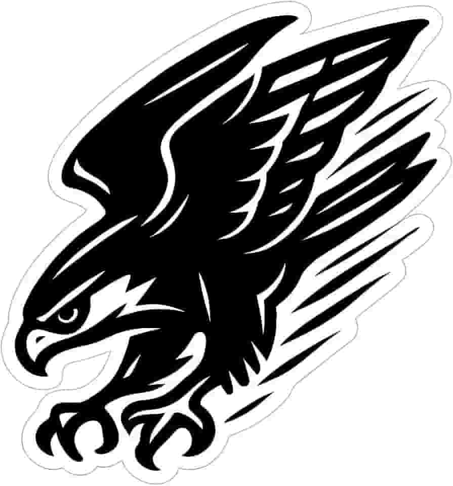 Adesivo Moto Esportiva Gavião em Piqué