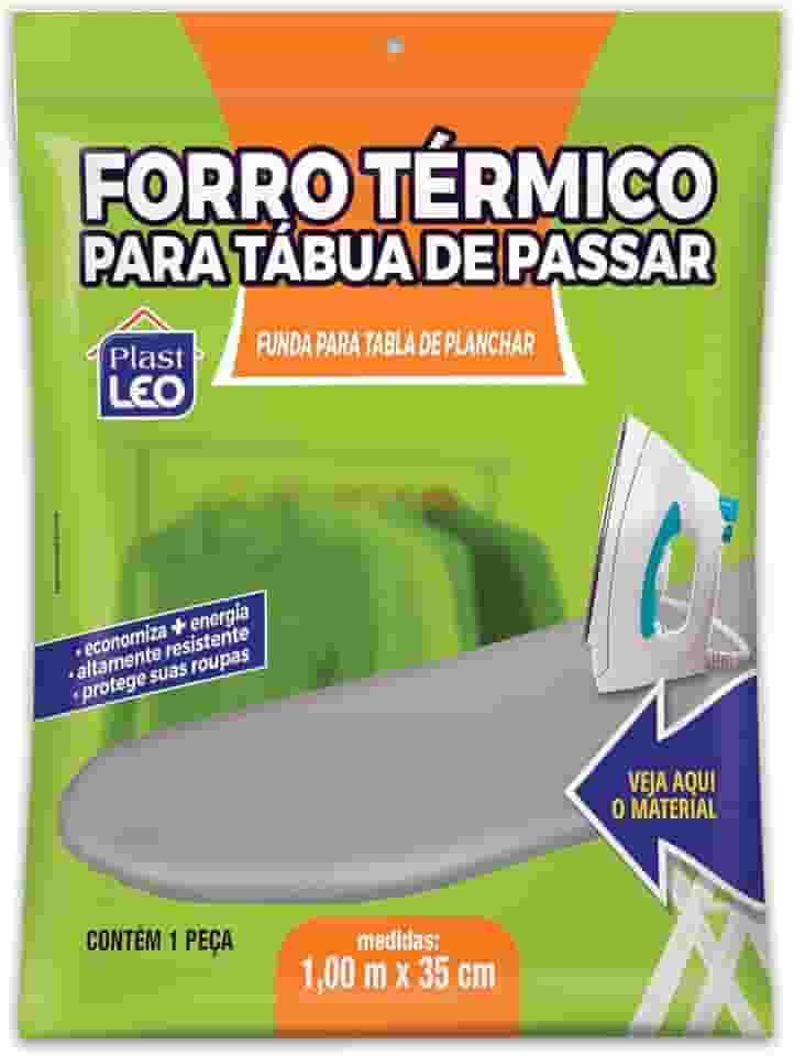 Plast Leo, 510, Forro Térmico p/Tábua de Passar - Simples (0,35x1,00m)