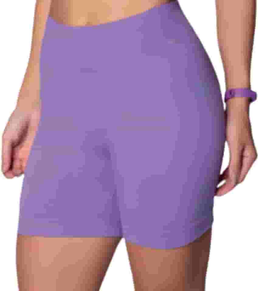 Short Academia Feminino Zero Transparência Sem Costura Poliamida Selene Adulto