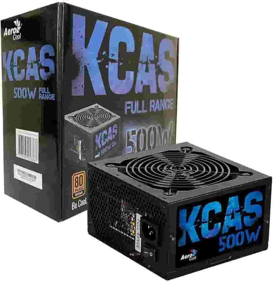 Fonte Atx Kcas 500W 80 Plus Bronze Pfc Ativo Aerocool