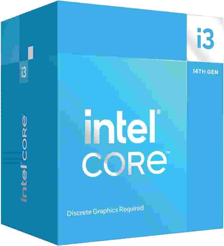 Processador Intel Core i3 14100F Box (LGA 1700/4 Cores / 8 Threads / 12MB Cache) - S/Vídeo