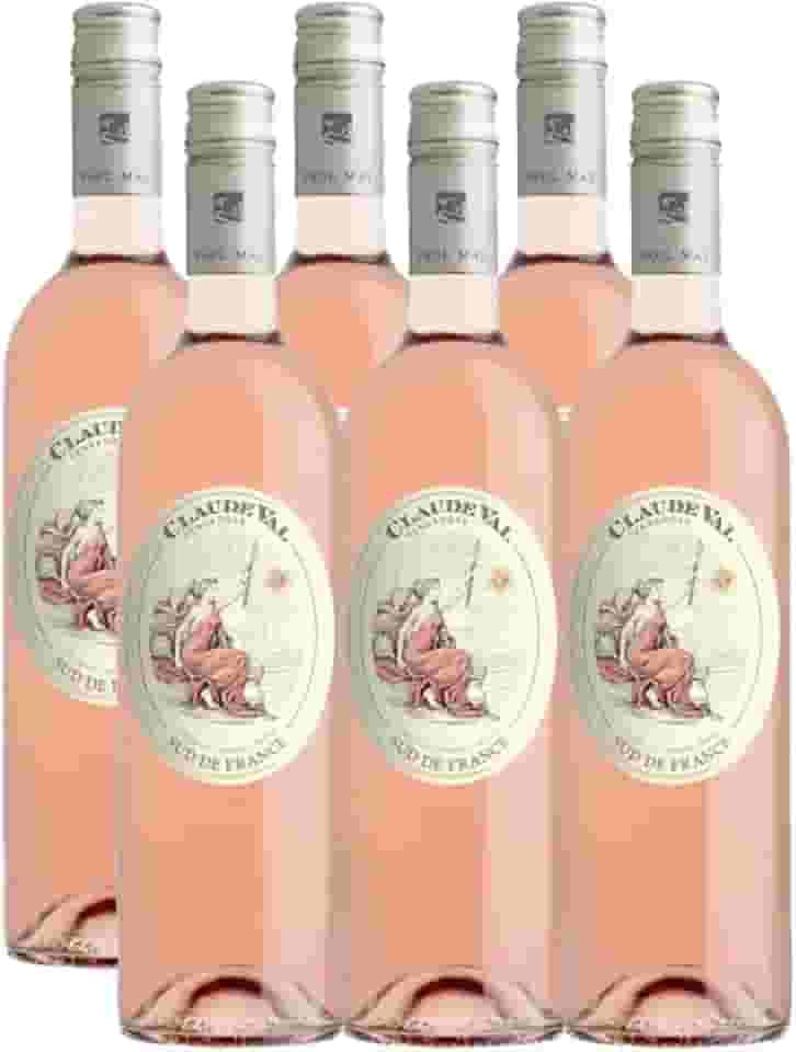 Vinho Francês Claude Val Paul Mas Rosé 750ml Kit 6 Unidades