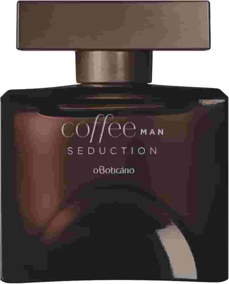 Coffee Man Seduction Eau de Toilette, Colônia de Longa Duração para Homens, Fragrância de Madeira Fresca, 100 ml