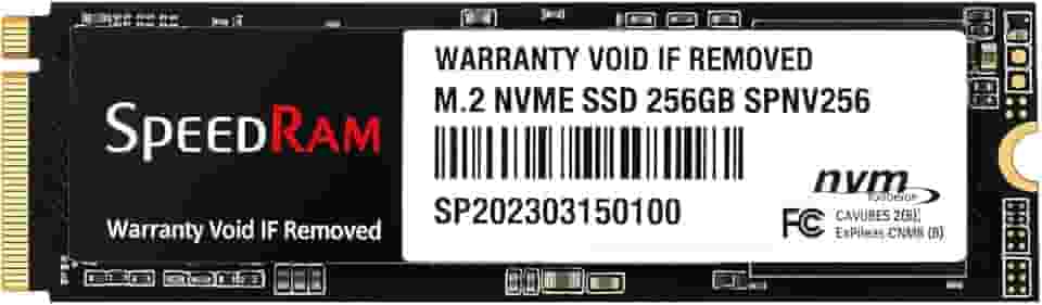Ssd Disco Sólido Interno Speedram 256gb M.2 Nvme Pcie 2280