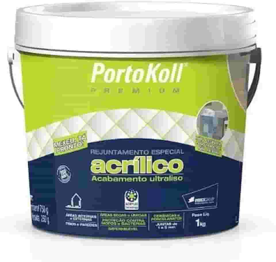 Portokoll Rejunte Acrílico Branco 1 Kg