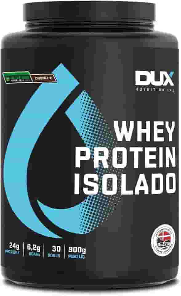 Whey Protein Isolado All Natural Chocolate Pote 900g – Contribui para os Resultados e Auxilia a Recuperação Muscular – Dux Human Health