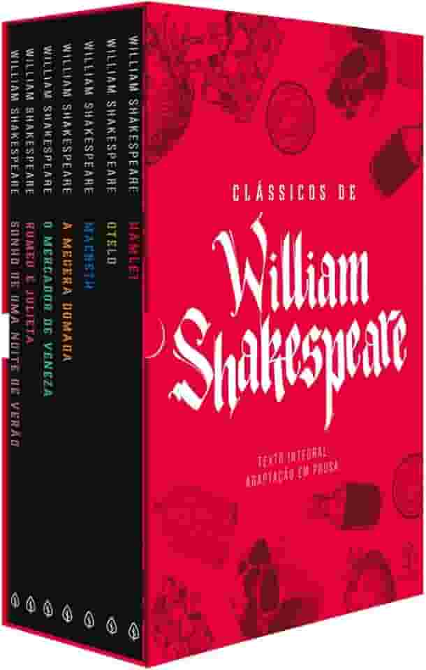 Box Clássicos de William Shakespeare - com 7 marcadores de páginas