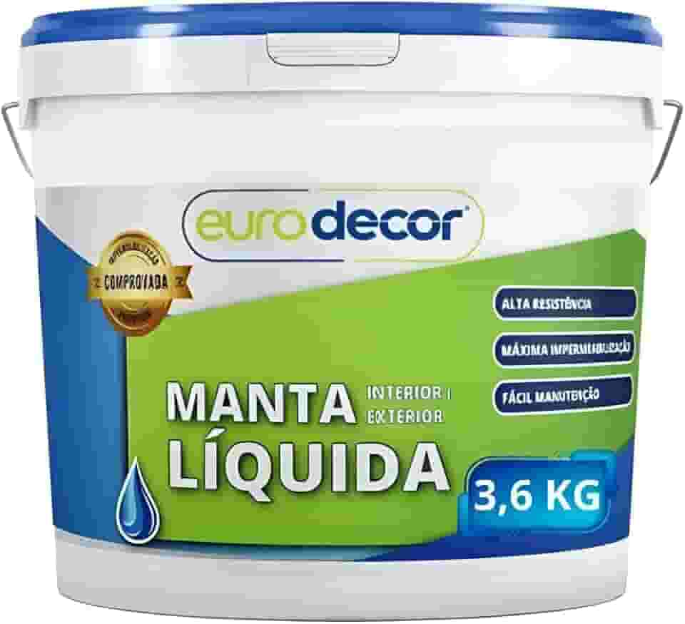 Manta Liquida Impermeável para Pisos e Paredes - 3,6Kg - Branco