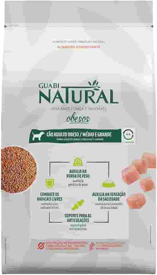 Guabi Natural-Ração Cães Obesos Porte Médio e Grande 10,1 kg