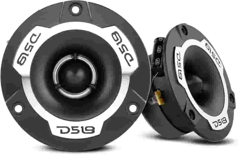 DS18 Super Tweeter PRO-TWX1, moldura e diafragma de alumínio de 2,5 cm, 240 W, 4 Ohms, crossover integrado - Os tweeters PRO são os melhores no mercado de áudio profissional e voceteo - Par