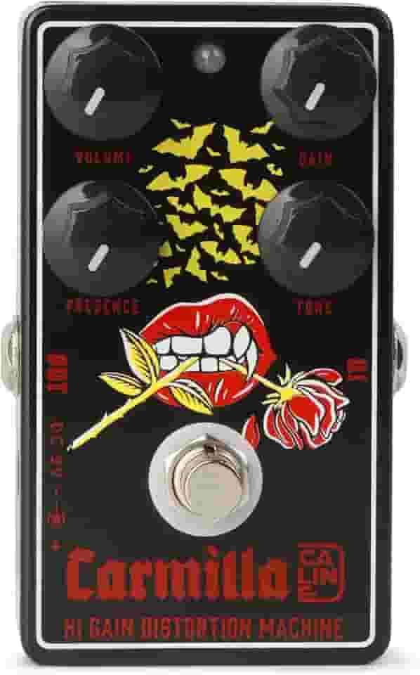 Caline Pedal De Efeito Distorção Para Guitarra Carmilla Cp-515 True Bypass