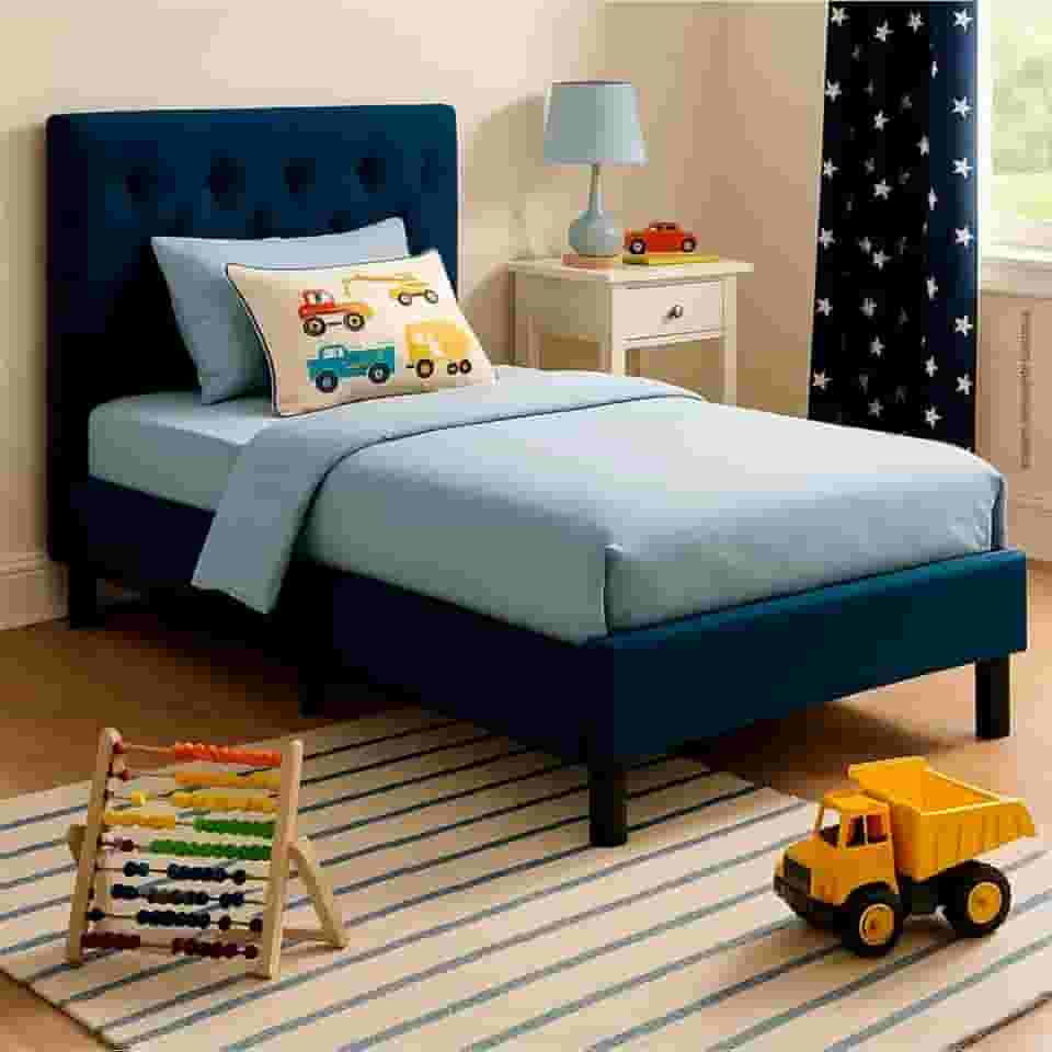 Cama Box Infantil 150cm x 70cm x 19cm Altura com Cabeceira Premium + Colchão