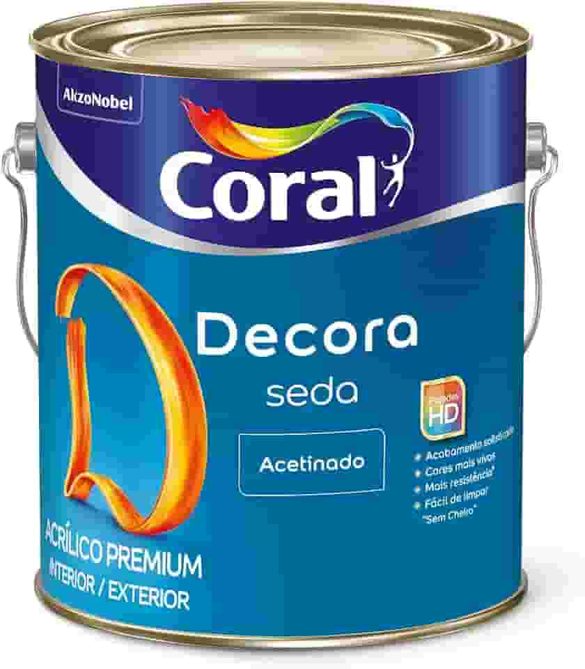 DECORA SEDA BRANCO 3,6L - CORAL