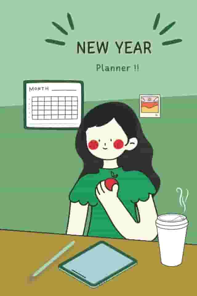 New year Planner: yearly, Monthly, Weekly, and Daily Planner | iPad Planner, Goodnotes Planner | Daily Activity Planner