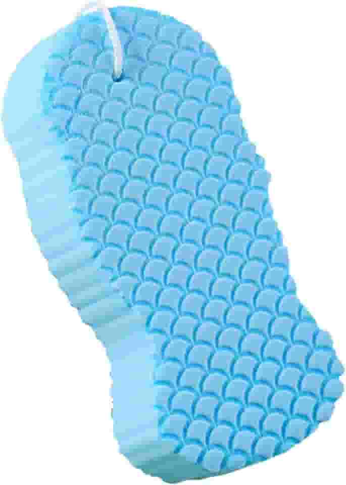 Esponja De Banho 3D Esfoliante Macia Para Remoção De Pele Morta (Azul)