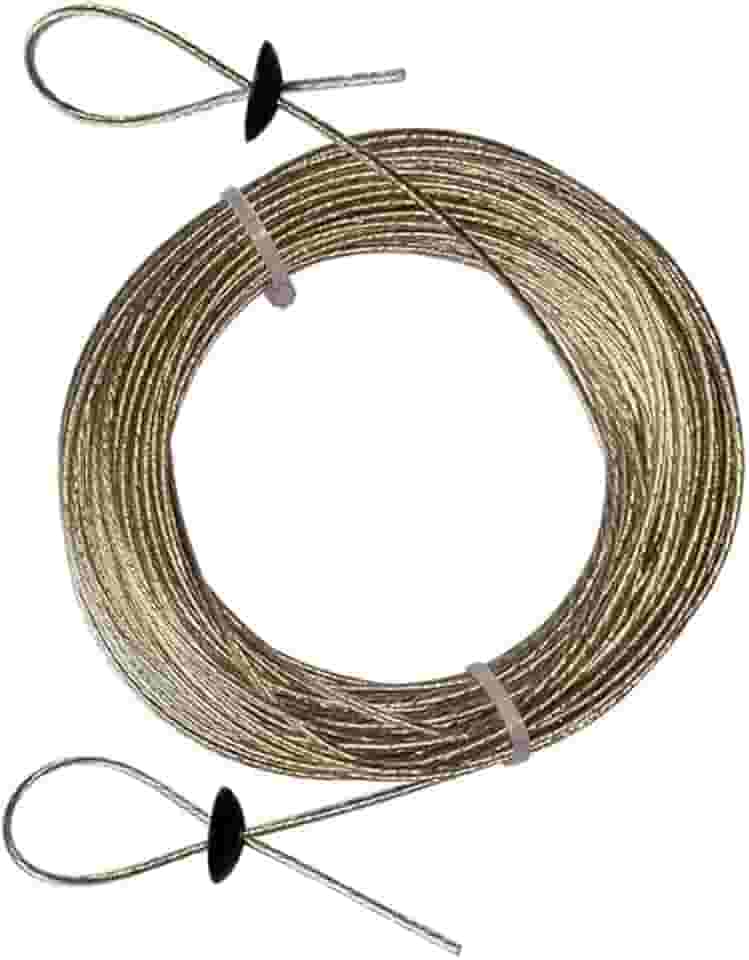 Kit 2 Varais de Aço 10m Cada – Total 20m Revestido em PVC Alta Resistência e Durabilidade Não Enferruja Nem Rasga Roupa.