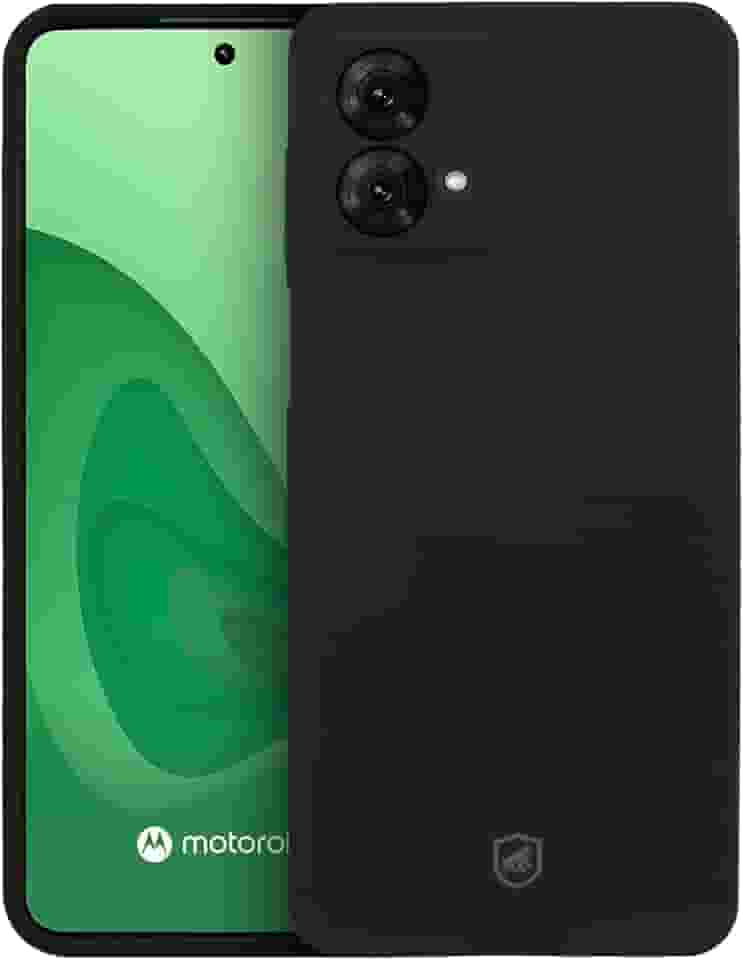 Gshield Capa Case Capinha Silicon Veloz para Motorola (Preta, Moto G84 5G)