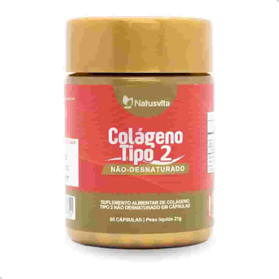 Colágeno Tipo 2 Não Desnaturado. 40mg por Cápsula. (1 und. 60 cápsulas)