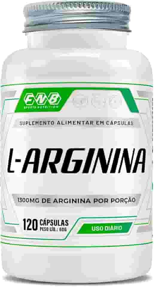 L-arginina 100% Pura 120 Cápsulas 500mg - FNB