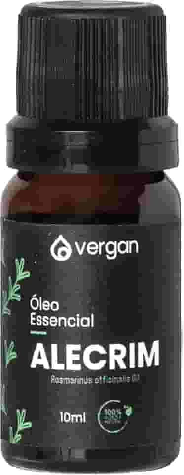 Óleo Essencial de Alecrim Puro 10ml – Natural, Aromático, Para Aromaterapia, Massagem, Cabelos e Banho | Marca Vergan
