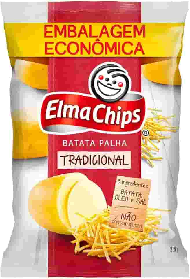 Batata Palha Tradicional Elma Chips Pacote 215g