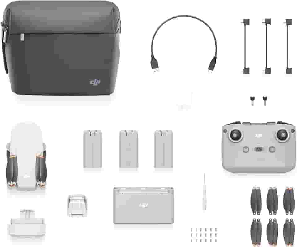 Drone Mavic Mini 2 Fly More Combo DJI Branco NO BRASIL