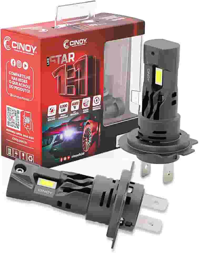 Lâmpada Super Led Mini Cinoy Star 6000k H7 30w 6000lm