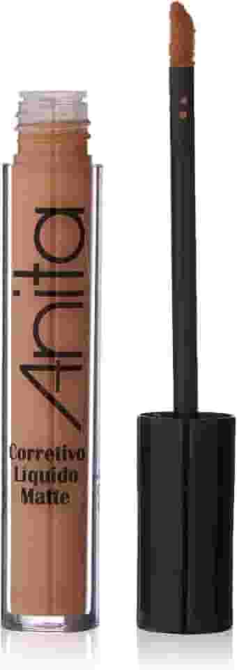Corretivo Líquido Matte Anita - Alta Cobertura para Olheiras e Manchas - Maquiagem Cosméticos - Cor Médio 5