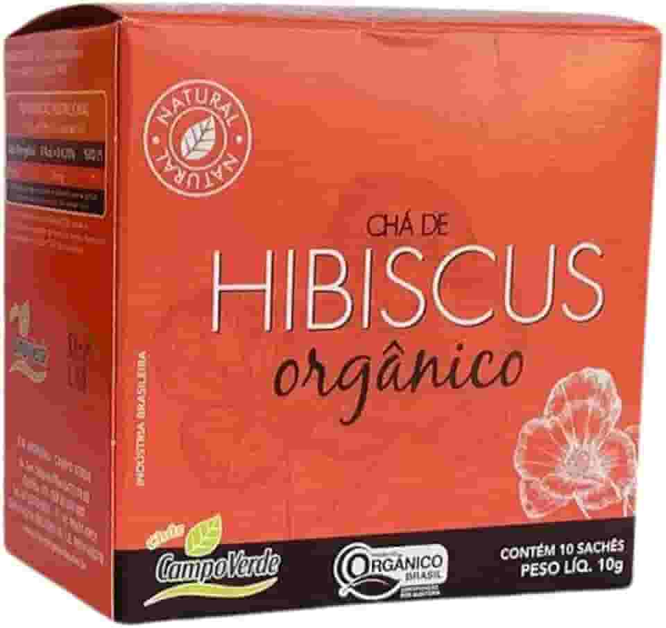 Hibiscus Chá Orgânico de Hibisco Campo Verde 10 sachês