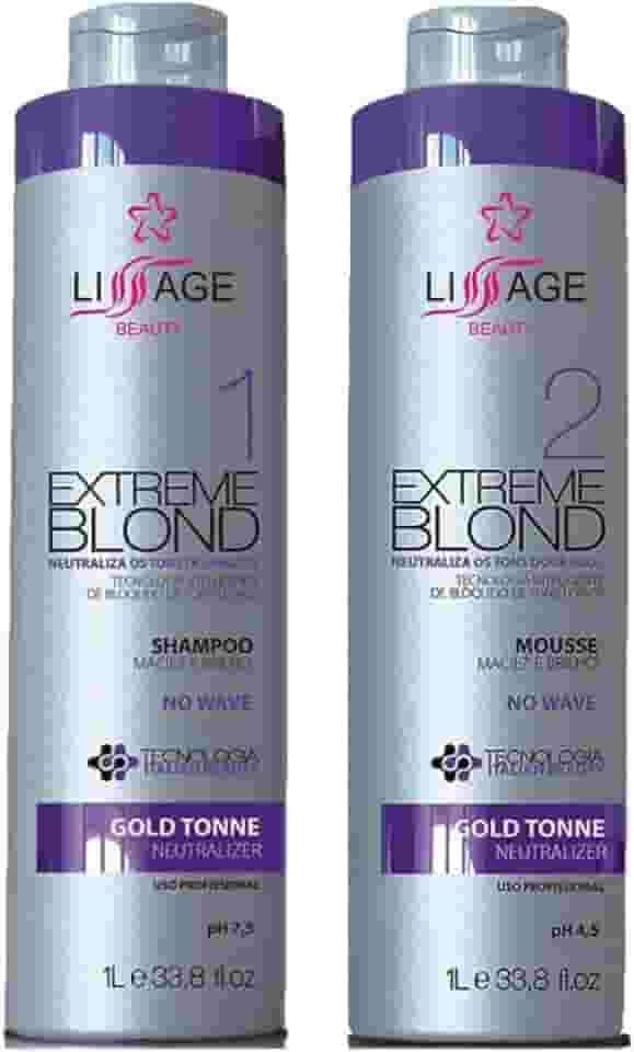 Kit Progressiva Para Loiras Premium Escova Orgânica Nano Fit