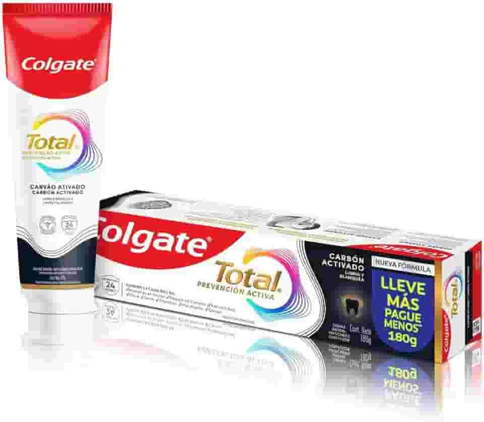 Colgate Creme Dental Total Carvão Ativado 180g