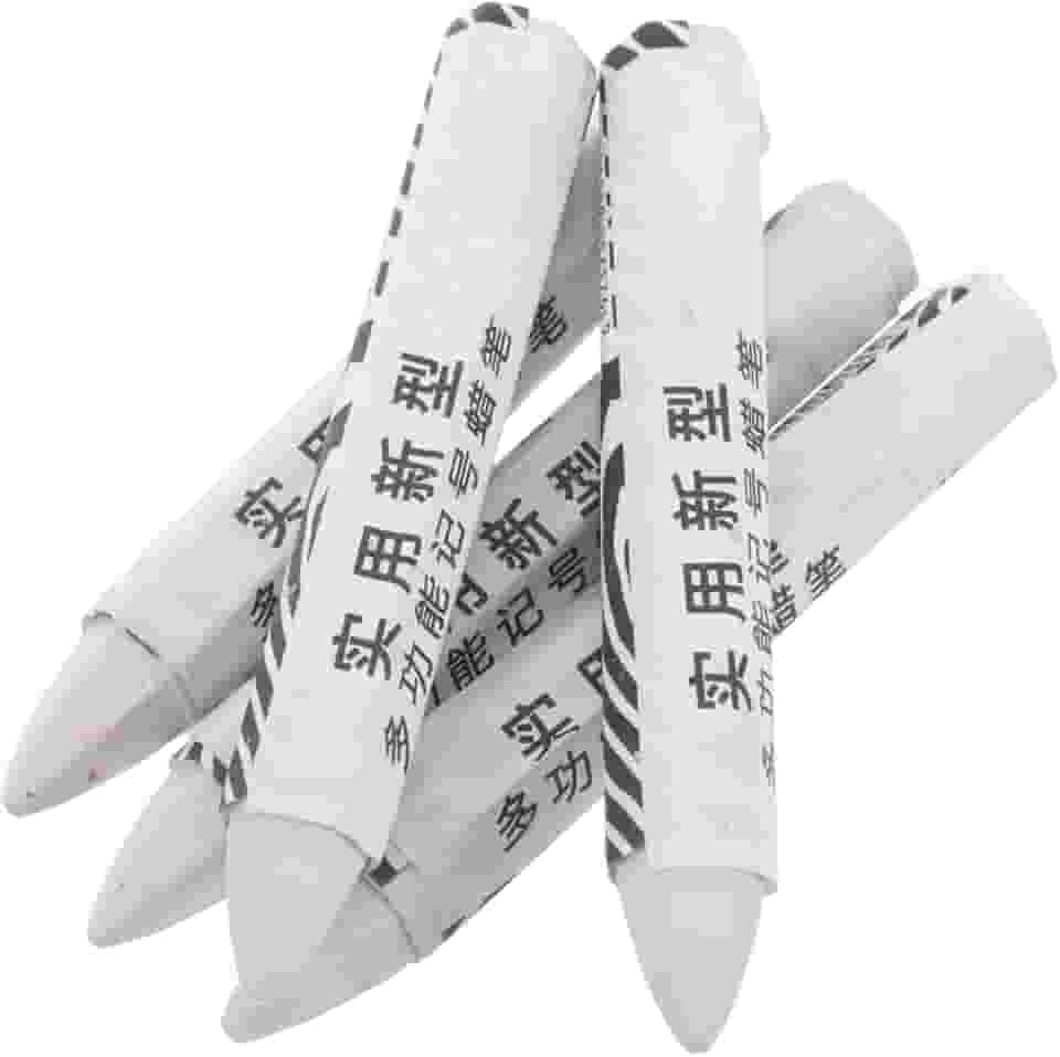 Tofficu Conjunto de 5 peças de marcadores brancos de giz de cera de pneu duráveis para reparos de automóveis, problemas de marcação e outros componentes automotivos