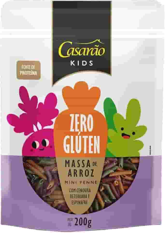 Macarrão Mini Penne Kids Tricolor Sem Glúten Casarão 200g