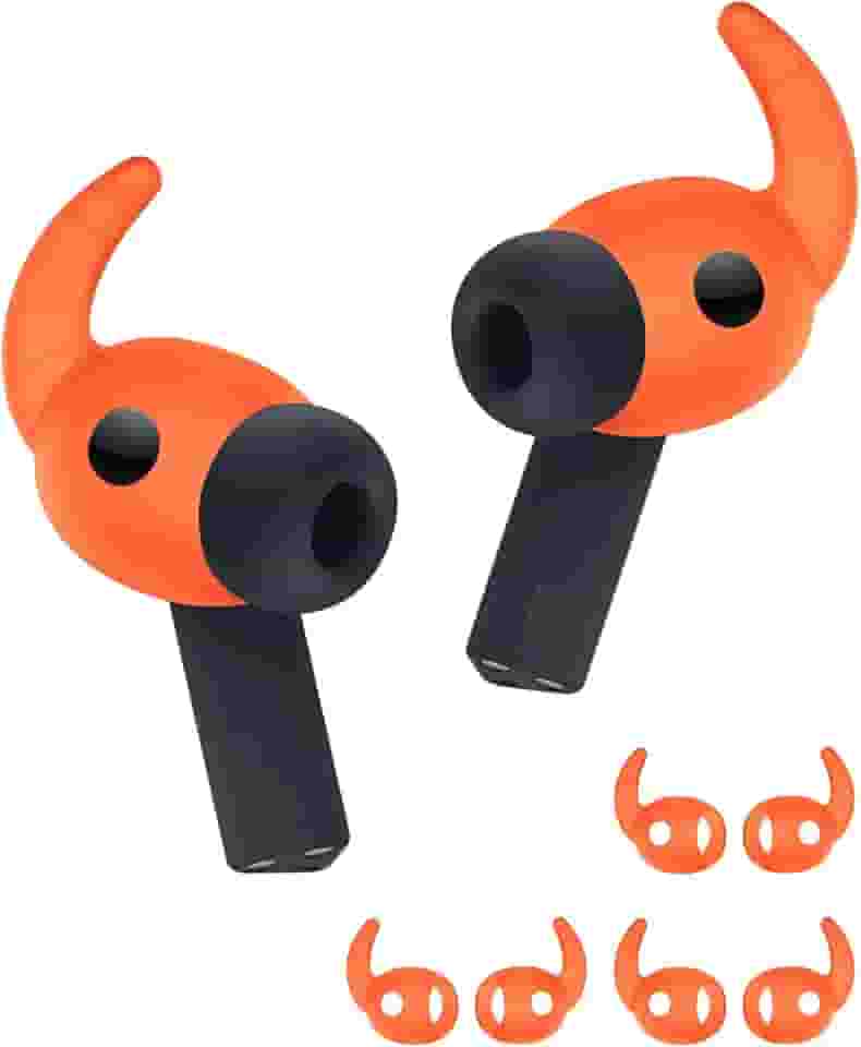 [3 pares] para Samsung Galaxy Buds 3 FE (2025) ganchos de orelha de chifre do diabo, alças esportivas antiderrapantes para Galaxy Buds 3 geração FE, acessórios de silicone macio Galaxy Buds 3 FE