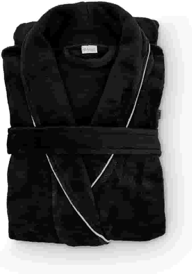 Roupão Banho Flannel Golden Adulto Unissex Toque Macio Microfibra Appel Home