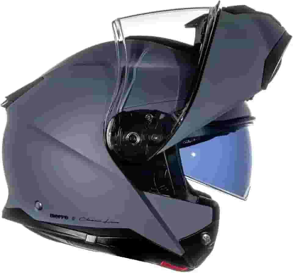 Capacete Robocop Masculino Bieffe B-Dynamic Cinza Fosco