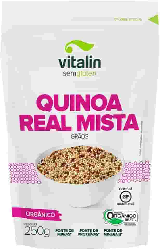 Vitalin Quinoa Real Mista Grãos Orgânica Sem Glúten 250G