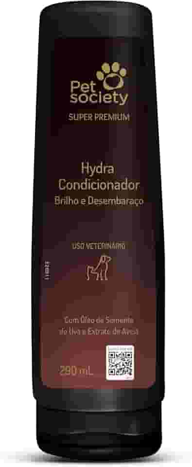 Pet Society Super Premium Condicionador Brilho e Desembaraço Para Cães e Gatos - 290 mL