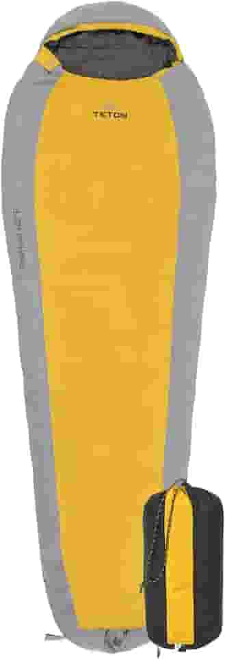 TETON Sports Sacos de dormir de 20 graus e 5 graus; saco de dormir leve e quente para mamães, acampamento, mochilão, caminhada