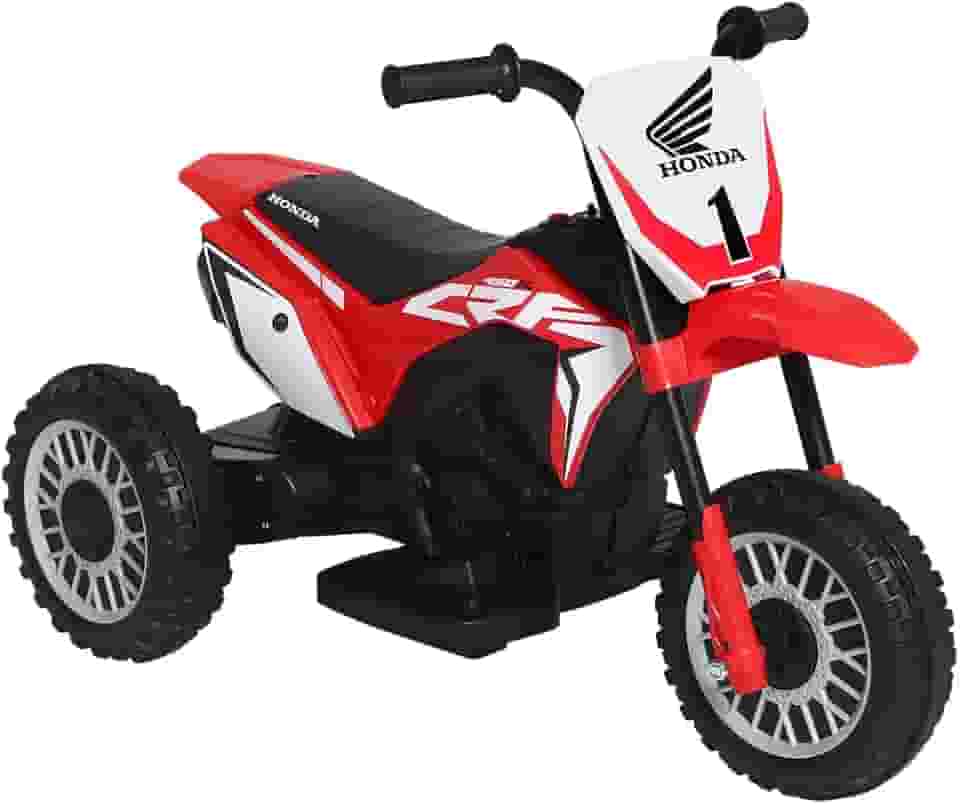 Bel - Moto Elétrica Infantil 3 Rodas CRF 450R Honda 6V Vermelha