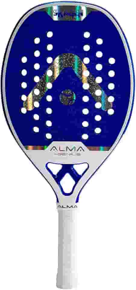 Raquete Beach Tennis Carbono 3K Skagen Azul Alma Genius