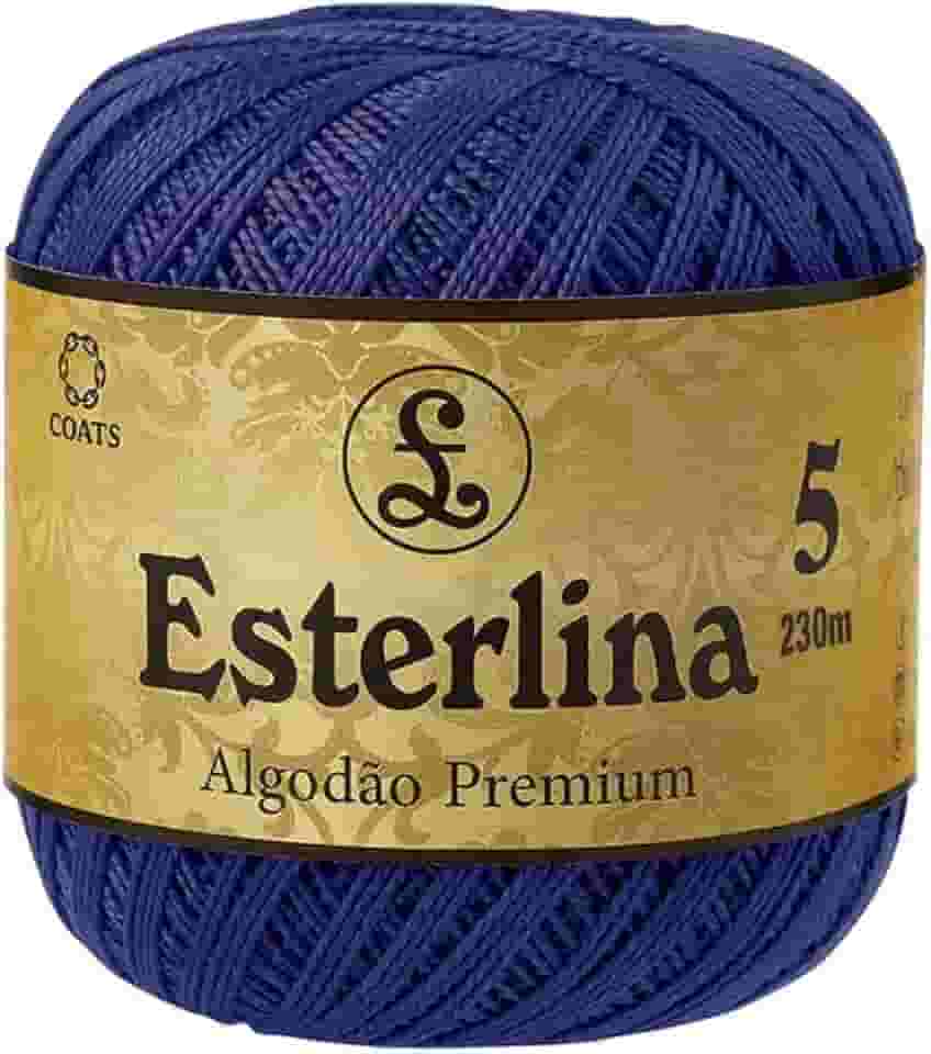 Linha para crochê premium Esterlina 5
